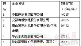 如2500t/d生产线被取消 影响几何 