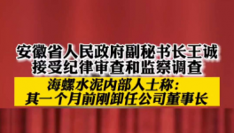 立案！海螺、华新、华润等多位高管被查！